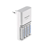 Panasonic Eneloop Cargador Universal SmartPlus Charger  Pack 4 pilas 2000mAh  Pack Pilas Recargables NIMH