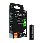 Panasonic Eneloop Pro AA  Pack de 4 pilas 2500mAh  Pilas Recargables NIMH