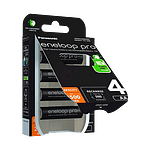 Panasonic Eneloop Pro AA  Pack de 4 pilas 2500mAh  Pilas Recargables NIMH