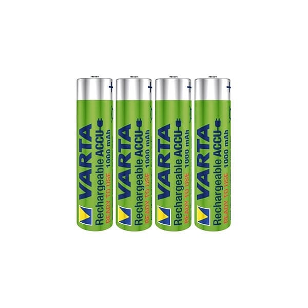 Varta Professional 4 X AAA NiMH 1000 mAh  Pilas recargables