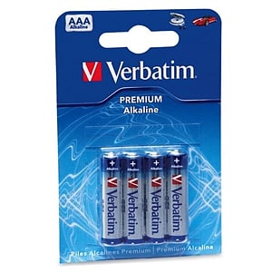 Verbatim Pack de 4 pilas alcalinas AAA  Pilas