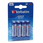Verbatim Pack de 4 pilas alcalinas AA  Pilas