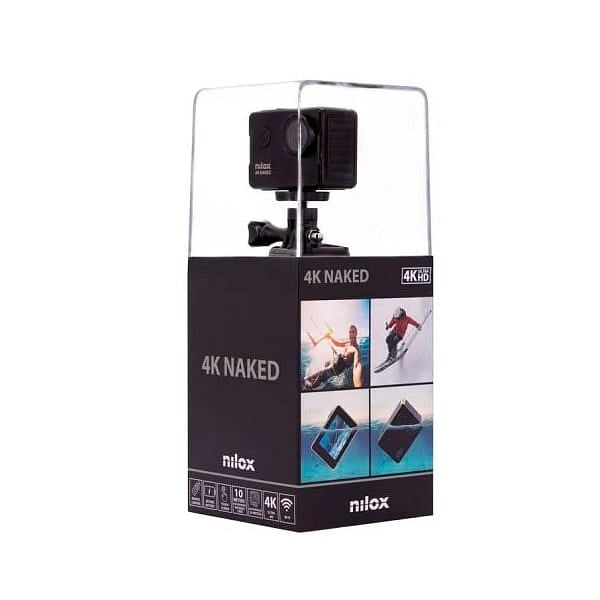 Nilox 4K Naked Negra  Cámara Deportiva