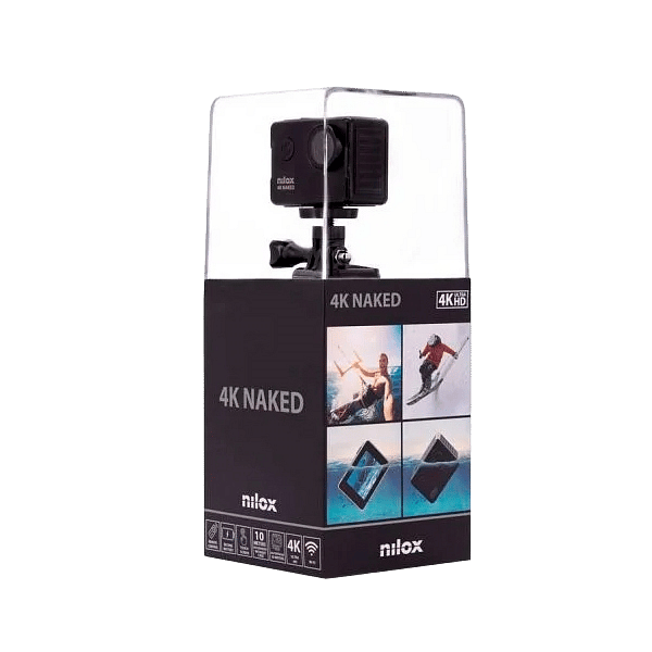Nilox 4K Naked Negra  Cámara Deportiva