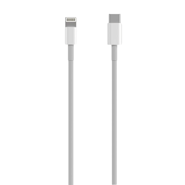 Aisens  Cable Lightning a USB tipo C blanco 2 metros