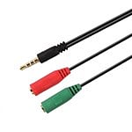 Aisens AUDIO Jack 35Macho a 2x Jack 35 Hembra  Cable
