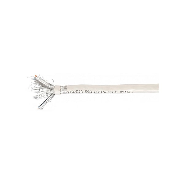 Equip Bobina cable 305M Cat6A SFTP Rígido LSZH  Cable red