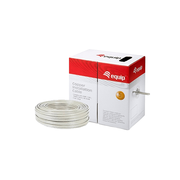 Equip Bobina cable 305M Cat6 UUTP LSZH  Cable de red