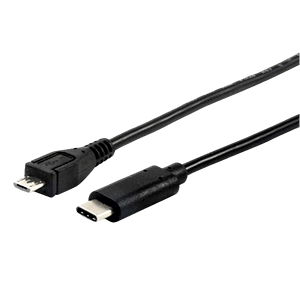 Equip Micro USB B Macho  USB Tipo C 1M  Cable de datos