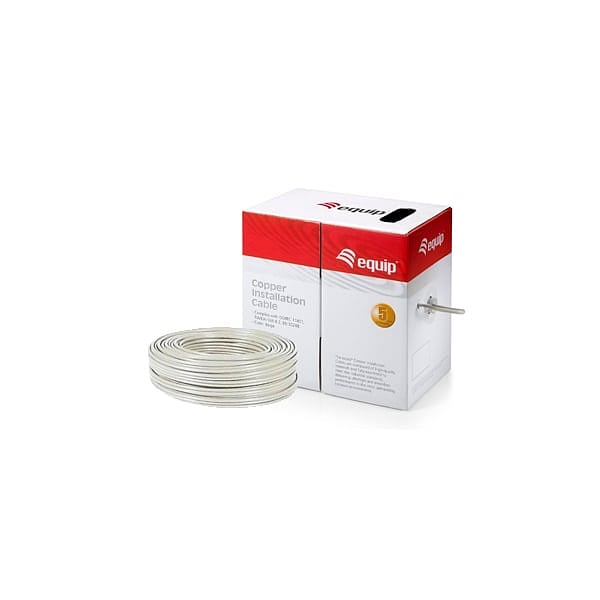 Equip Bobina cable 100M Cat6 SFUTP Rígido  Cable de red