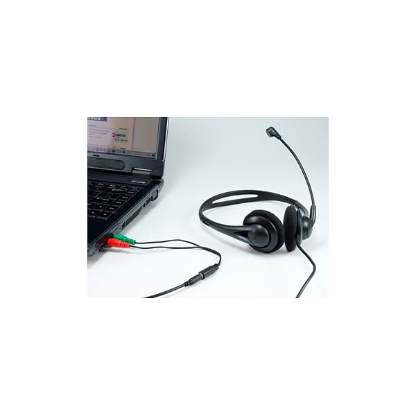 Equip AUDIO Jack 35Hembra a 2x Jack 35Macho  Cable