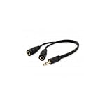 Equip AUDIO Jack 35Macho a 2x Jack 35 Hembra  Cable