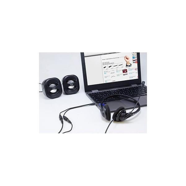 Equip AUDIO Jack 35Macho a 2x Jack 35 Hembra  Cable