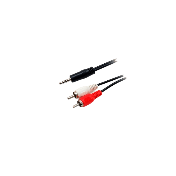 Equip AUDIO Jack 35Macho a 2x RCAMacho 25M  Cable