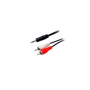 Equip AUDIO Jack 35Macho a 2x RCAMacho 25M  Cable