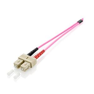 Equip Fibra Óptica OM4 Multimodo Dúplex SCSC libre halógenos 2 metros  Cable