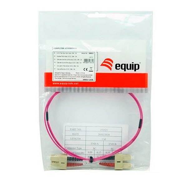 Equip Fibra Óptica OM4 Multimodo Dúplex SCSC libre halógenos 2 metros  Cable
