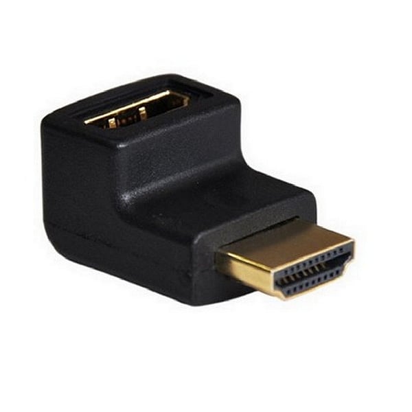 Conector Acodado HDMI Macho Hembra