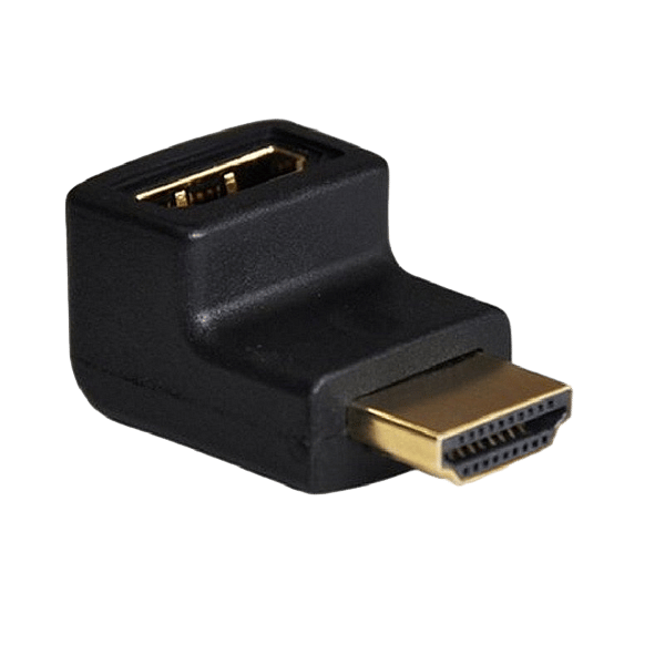 Conector Acodado HDMI Macho Hembra