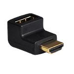 Conector Acodado HDMI Macho Hembra
