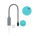ITec USBC a GBLAN metal  Adaptador