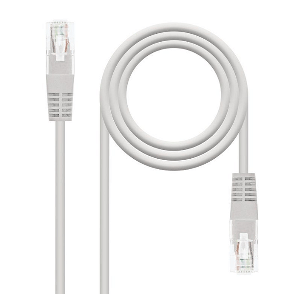 Nanocable Cable de Red Latiguillo RJ45 CAT6 UTP AWG24 Gris 25 m