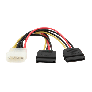Cable molex a 2 SATA  Cable de alimentación