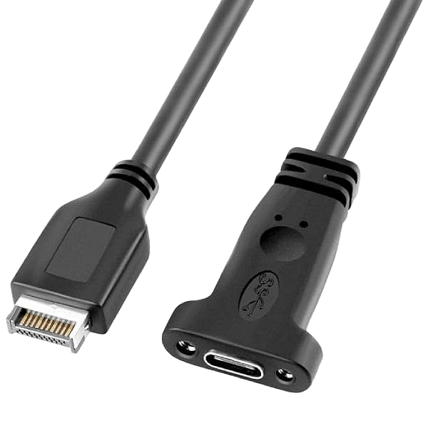 OEM Cable USB C Tipo E Placa a USB C Hembra 50cm v2 Cable