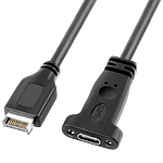 OEM Cable USB C Tipo E Placa a USB C Hembra 50cm v2 Cable
