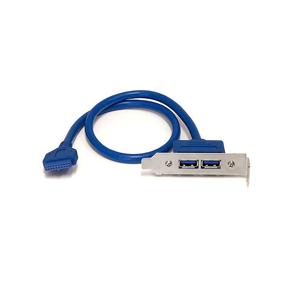 StarTechcom Cabezal Bracket Perfil Bajo Low Profile 2 puert