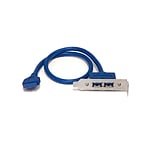 StarTechcom Cabezal Bracket Perfil Bajo Low Profile 2 puert