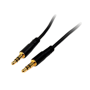 StarTechcom 3 ft Slim 35mm Stereo Audio Cable