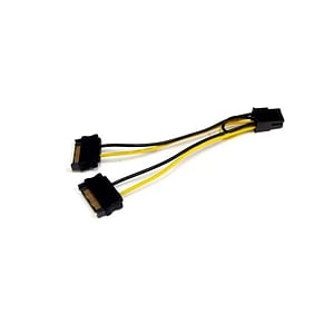 StarTechcom Cable Adaptador 15cm Alimentación SATA a Conect