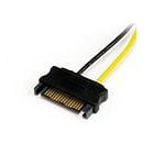 StarTechcom Cable Adaptador 15cm Alimentación SATA a Conect