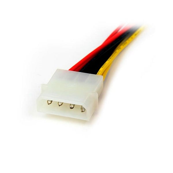 StarTechcom 12in LP4 to 2x SATA Power Y Cable Adapter