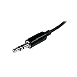 StarTechcom Black Slim Mini Jack Headphone Splitter  Cable