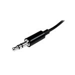 StarTechcom Black Slim Mini Jack Headphone Splitter  Cable