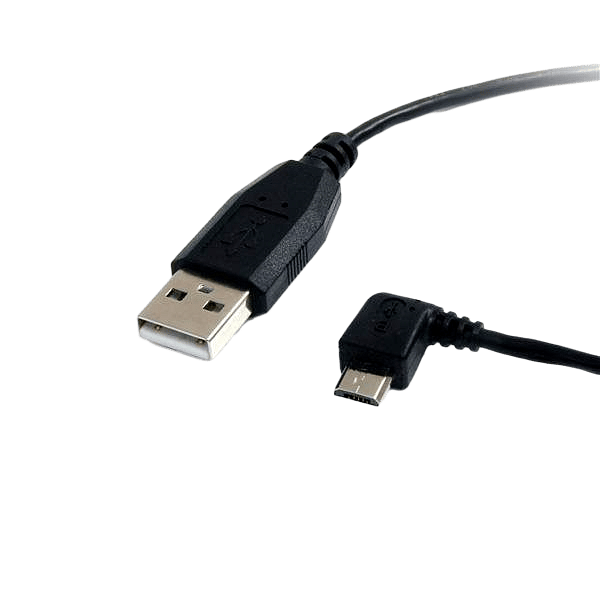 StarTechcom Cable de 30cm USB A a Micro USB B Acodado a la