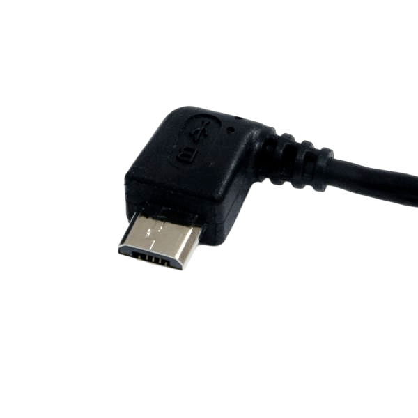 StarTechcom Cable de 30cm USB A a Micro USB B Acodado a la