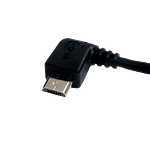 StarTechcom Cable de 30cm USB A a Micro USB B Acodado a la