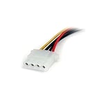 StarTechcom Alimentación 15cm Adaptador Molex L  Cable