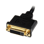 StarTechcom Adaptador 20cm HDMIDVI  Cable de video