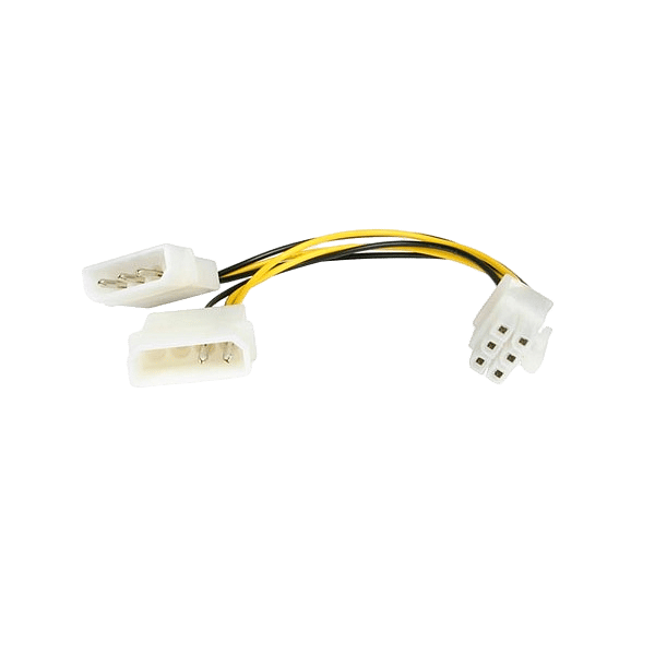 StarTechcom molex a 6 PIN PCIe  Cable de alimentación