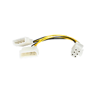 StarTech.com molex a 6 PIN PCI-e - Cable de alimentación