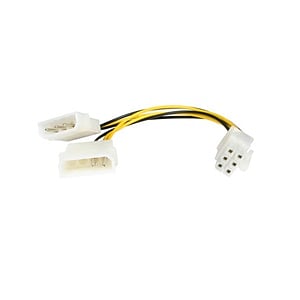 StarTechcom molex a 6 PIN PCIe  Cable de alimentación