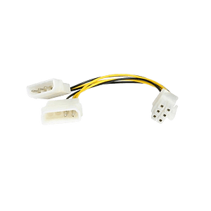 StarTechcom molex a 6 PIN PCIe  Cable de alimentación