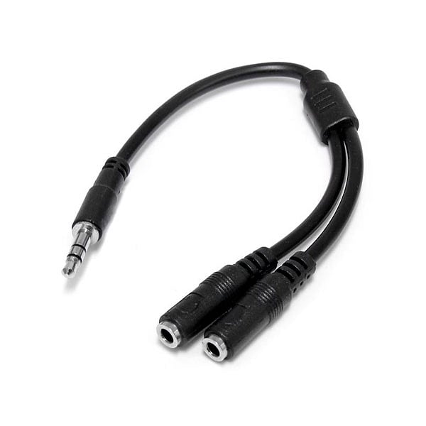 StarTechcom Adaptador Divisor de Auriculares MiniJack 35m