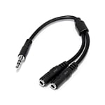 StarTechcom Adaptador Divisor de Auriculares MiniJack 35m