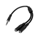 StarTechcom Adaptador Divisor de Auriculares MiniJack 35m