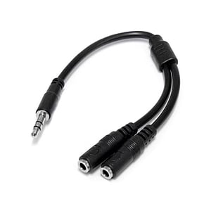 StarTechcom Adaptador Divisor de Auriculares MiniJack 35m